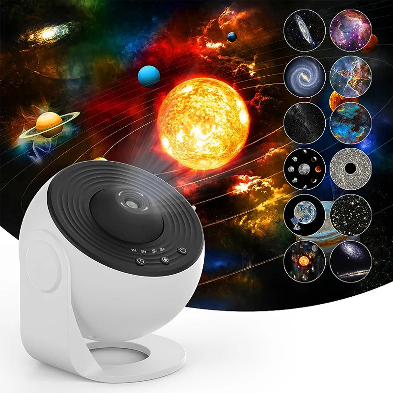 13-in-1 Star Projector Galaxy Light – Planetarium Night Light for Kids & Adults