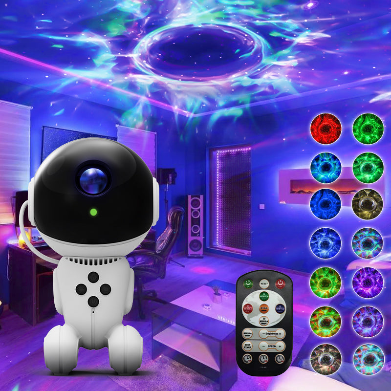 Robot Galaxy Star Projector – Nebula Night Light with Remote & Timer for Kids & Adults