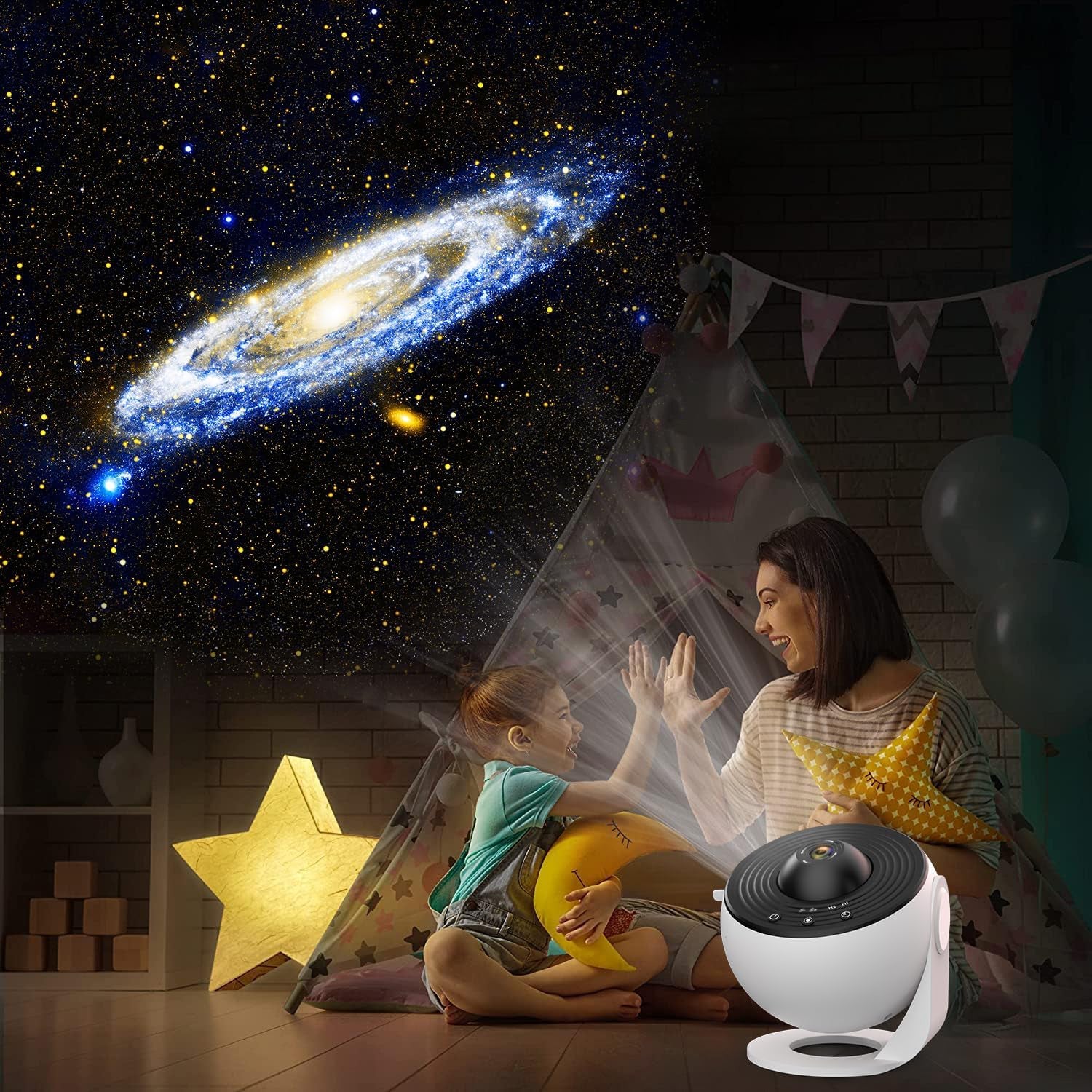 13-in-1 Star Projector Galaxy Light – Planetarium Night Light for Kids & Adults