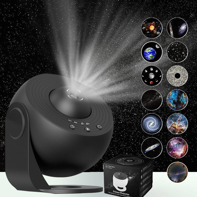 13-in-1 Star Projector Galaxy Light – Planetarium Night Light for Kids & Adults