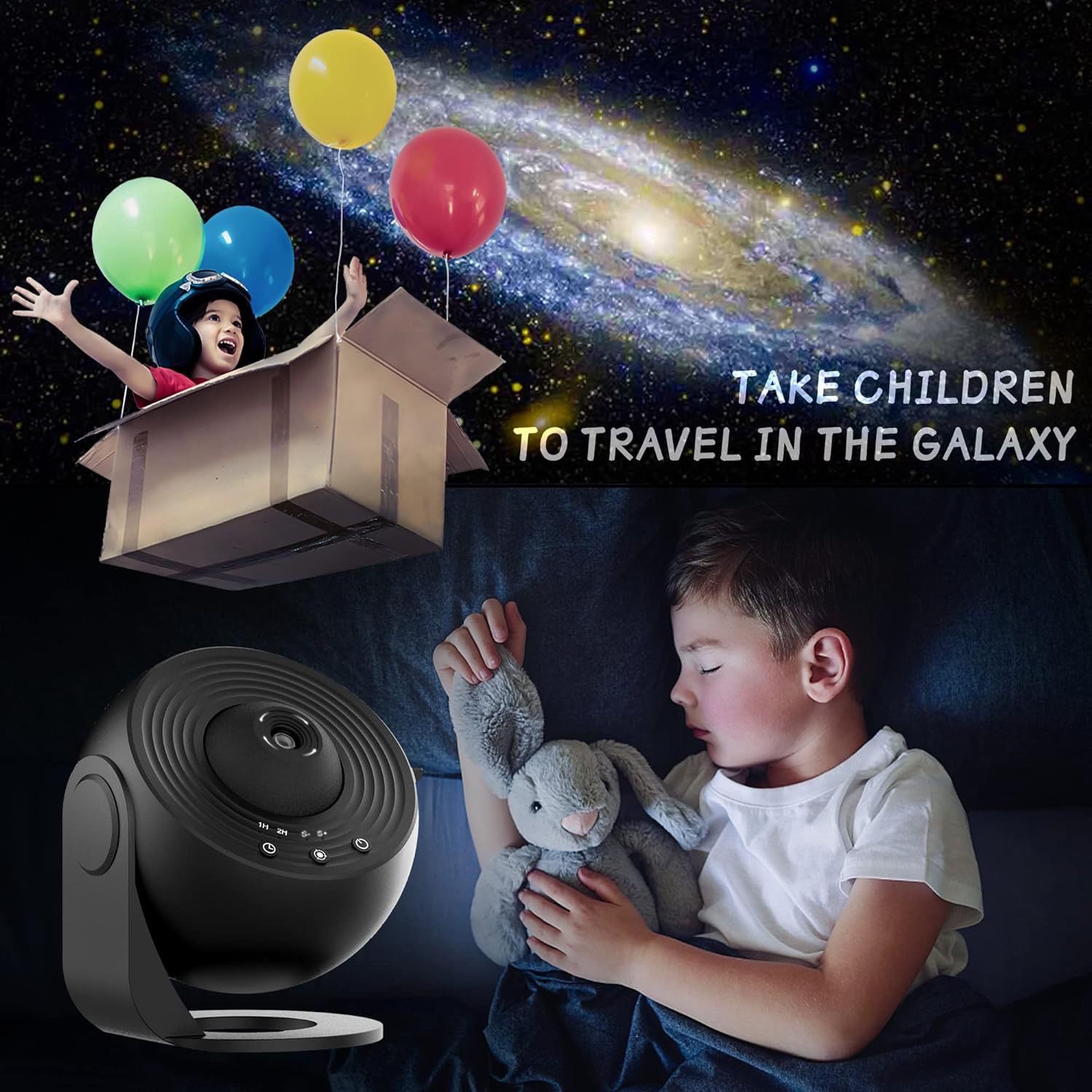 13-in-1 Star Projector Galaxy Light – Planetarium Night Light for Kids & Adults