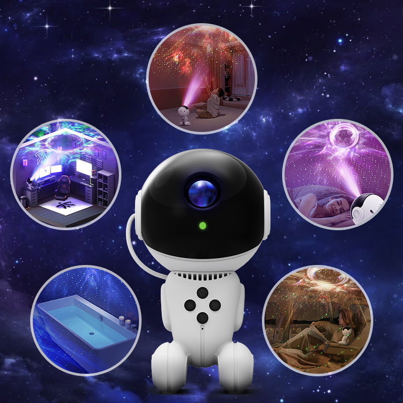 Robot Galaxy Star Projector – Nebula Night Light with Remote & Timer for Kids & Adults