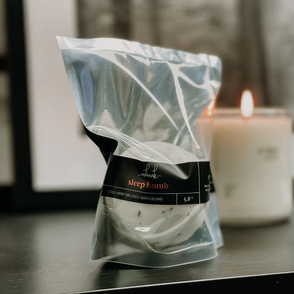 Sleep — Hemp Infused Bath Bomb | Lavender, Chamomile & Sage | 5.8oz