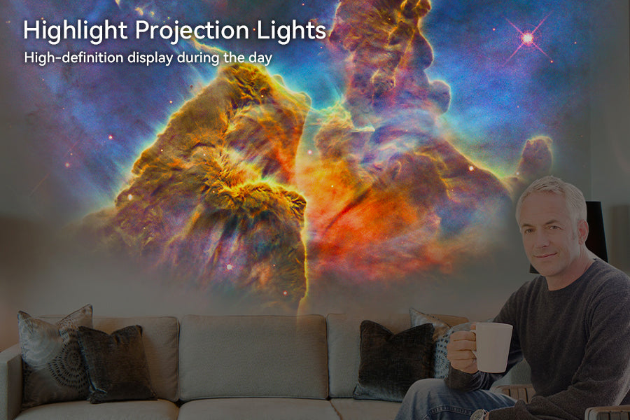 13-in-1 Star Projector Galaxy Light – Planetarium Night Light for Kids & Adults