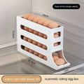 Rolling Egg Holder for Refrigerator | 30-Egg Capacity, Space-Saving Storage — 3 Colors