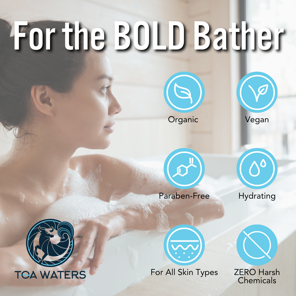 Liquid Bath Bomb Gift Set | 5 Handcrafted Organic Scents | TOA Waters
