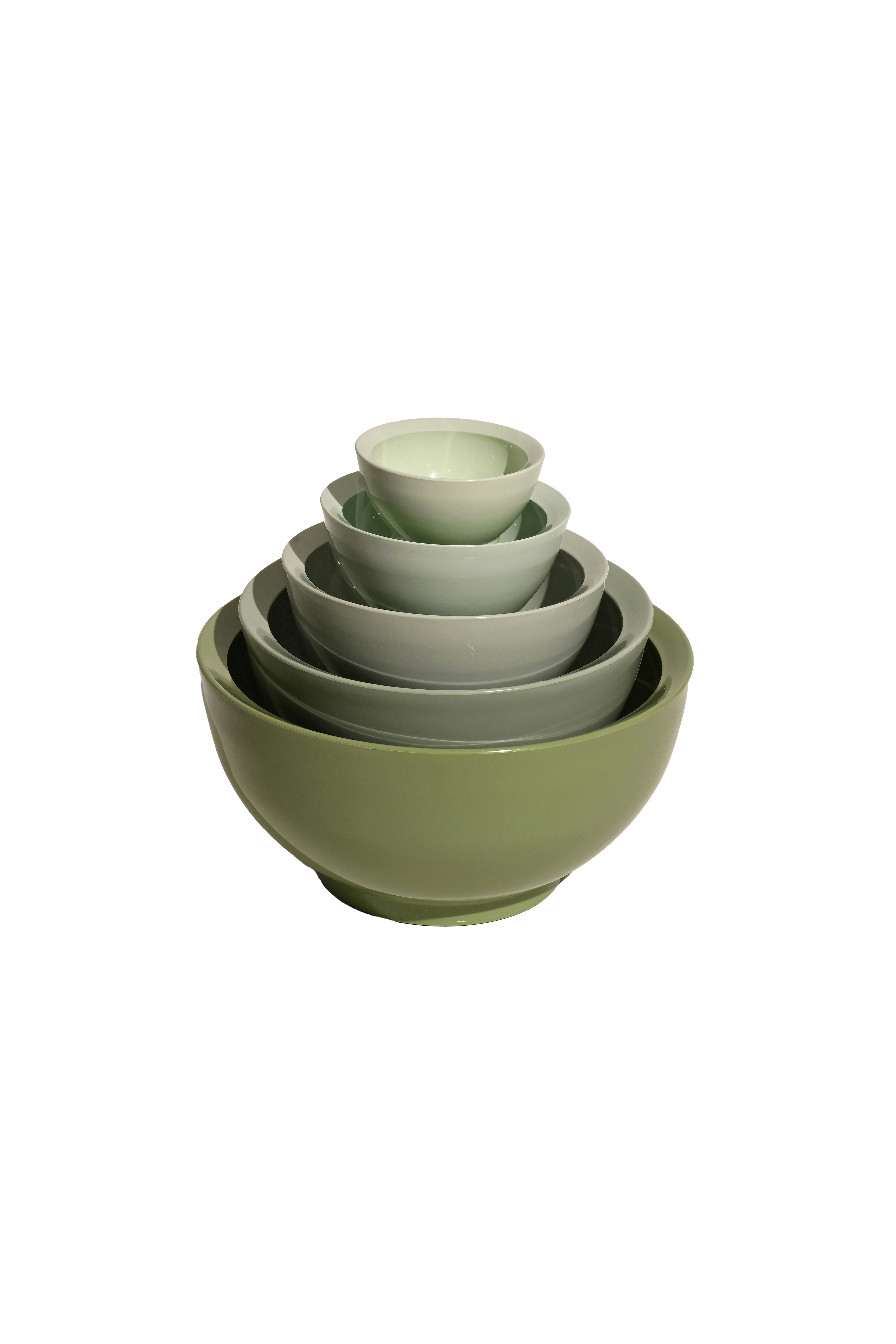 CaliBowl 5-Piece Mixing Bowl Set – No-Spill SmartLip® Design, Made in USA