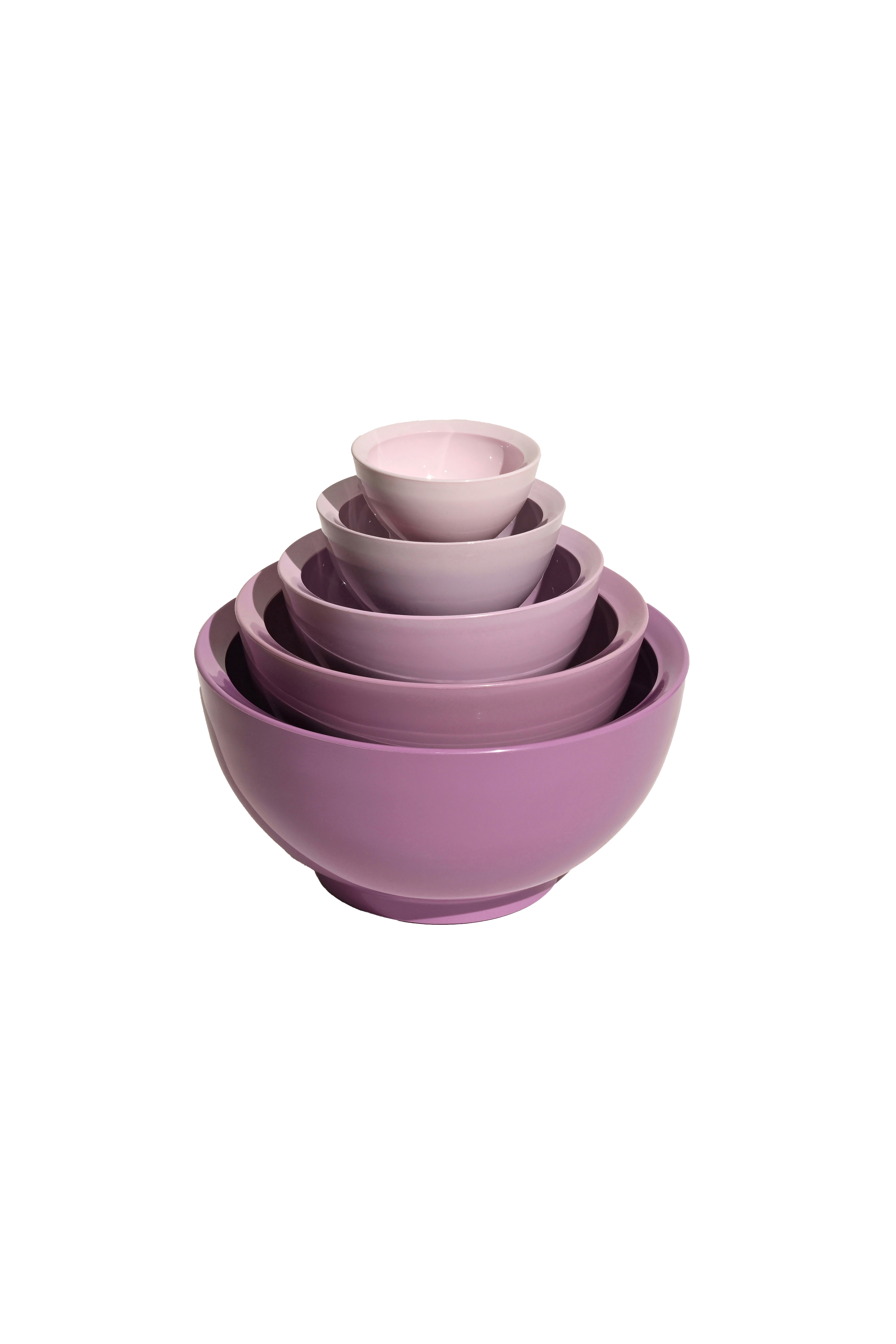 CaliBowl 5-Piece Mixing Bowl Set – No-Spill SmartLip® Design, Made in USA