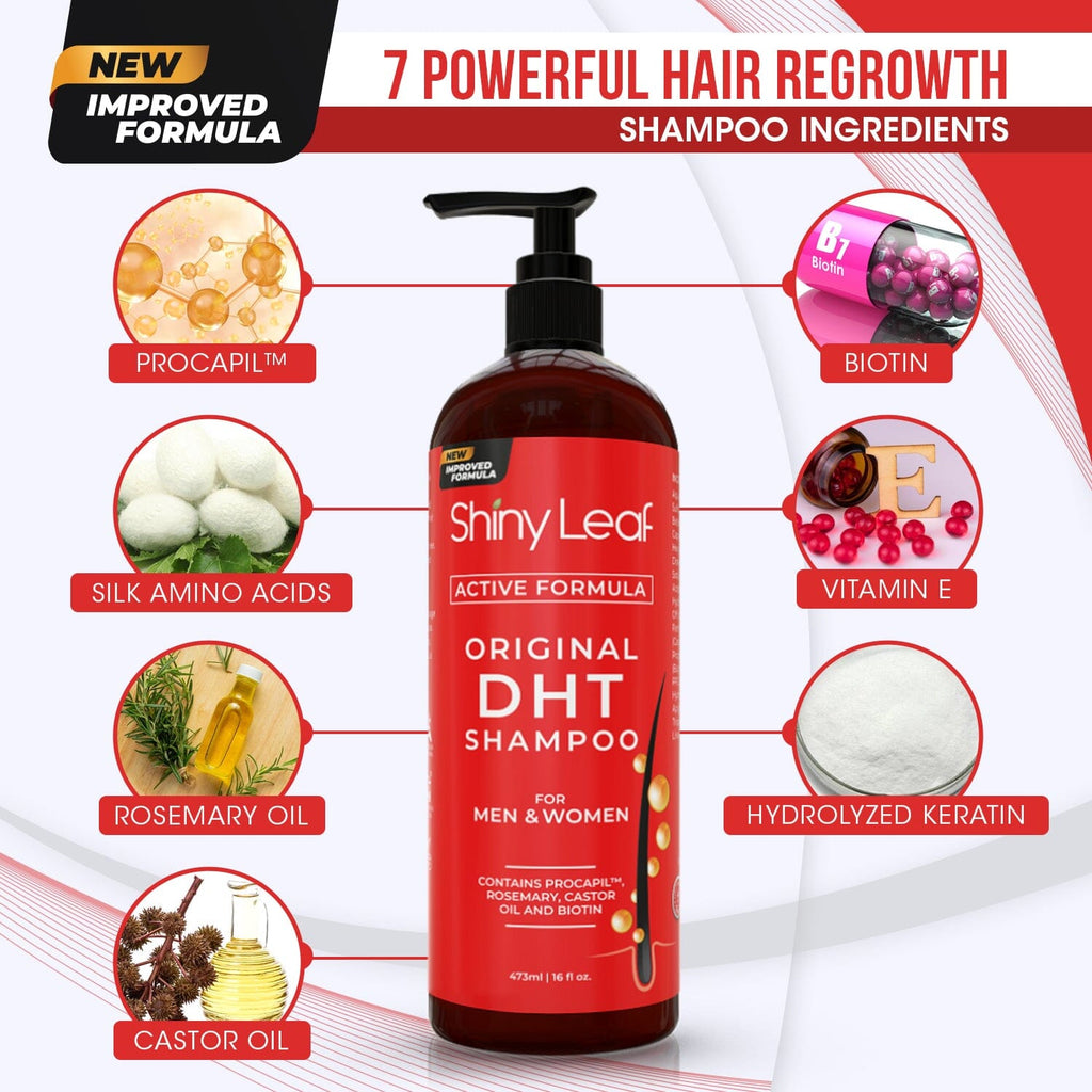 Thicker, Fuller Hair in Every Wash | DHT Blocker Set with Biotin & Rosemary (2 x 16 oz)