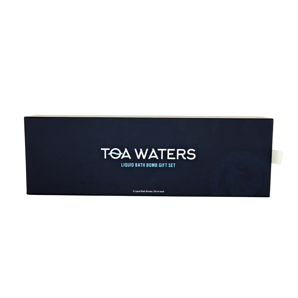 Liquid Bath Bomb Gift Set | 5 Handcrafted Organic Scents | TOA Waters