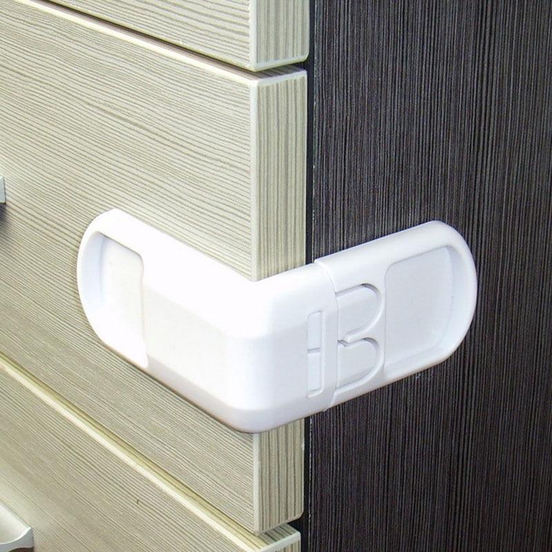 Baby Safety Cabinet & Drawer Locks | Flexible, No-Damage Install — 5-Pack & 4 Colors