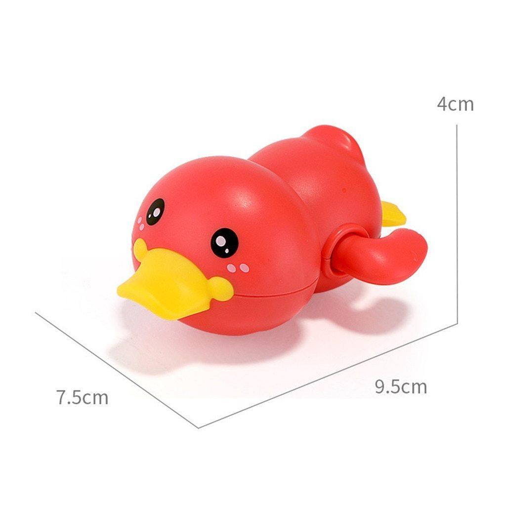 Clockwork Bath Duck Toy for Kids – Wind-Up Swimming Bathtub Toy