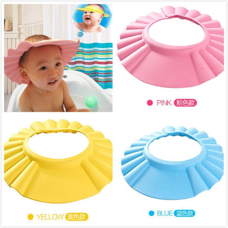 Baby & Toddler Shampoo Shower Cap – Adjustable Water Shield for Bath & Haircuts