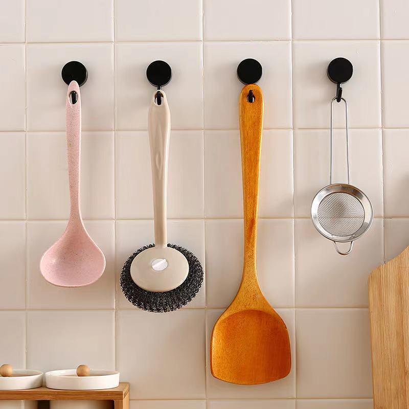 No-Drill Self-Adhesive Wall Hooks – 10 Pack | Multiple Colors