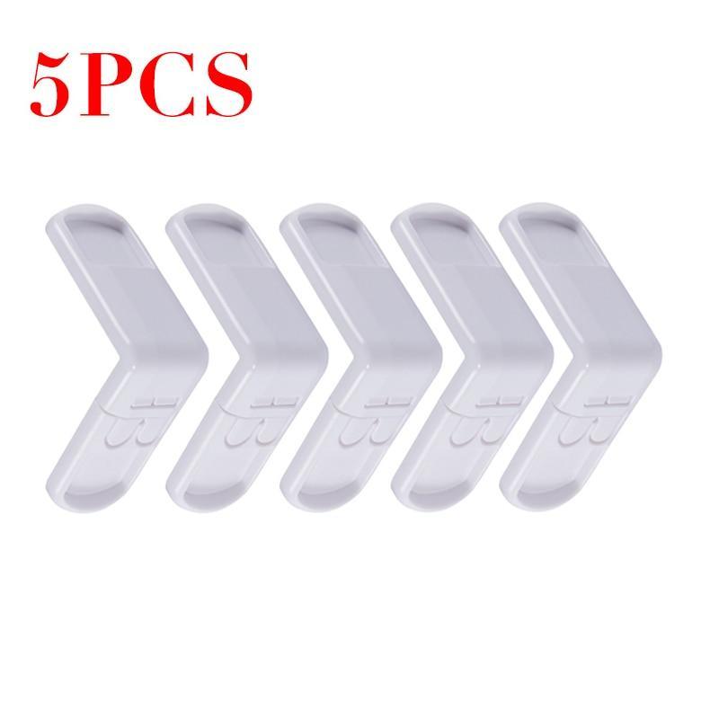 Baby Safety Cabinet & Drawer Locks | Flexible, No-Damage Install — 5-Pack & 4 Colors