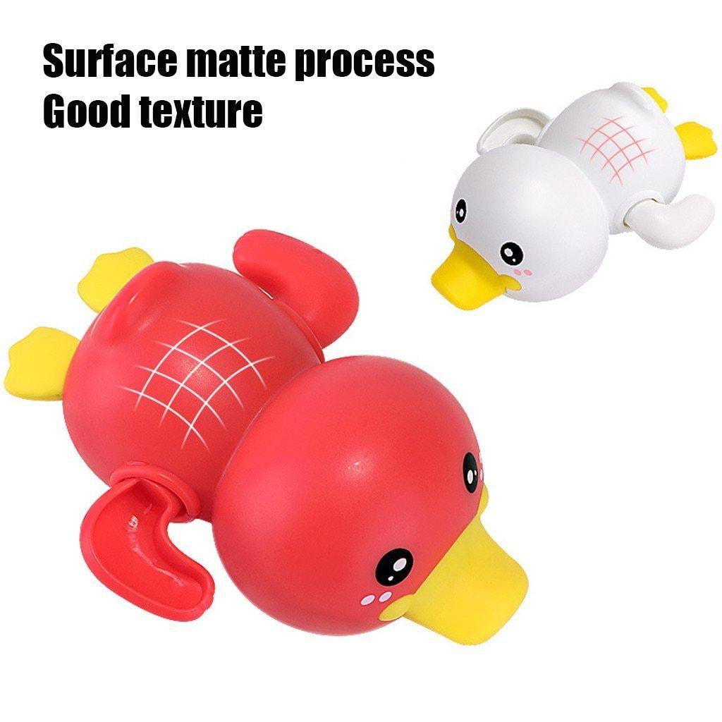 Clockwork Bath Duck Toy for Kids – Wind-Up Swimming Bathtub Toy