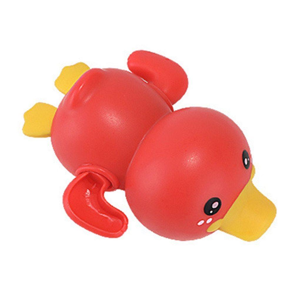 Clockwork Bath Duck Toy for Kids – Wind-Up Swimming Bathtub Toy