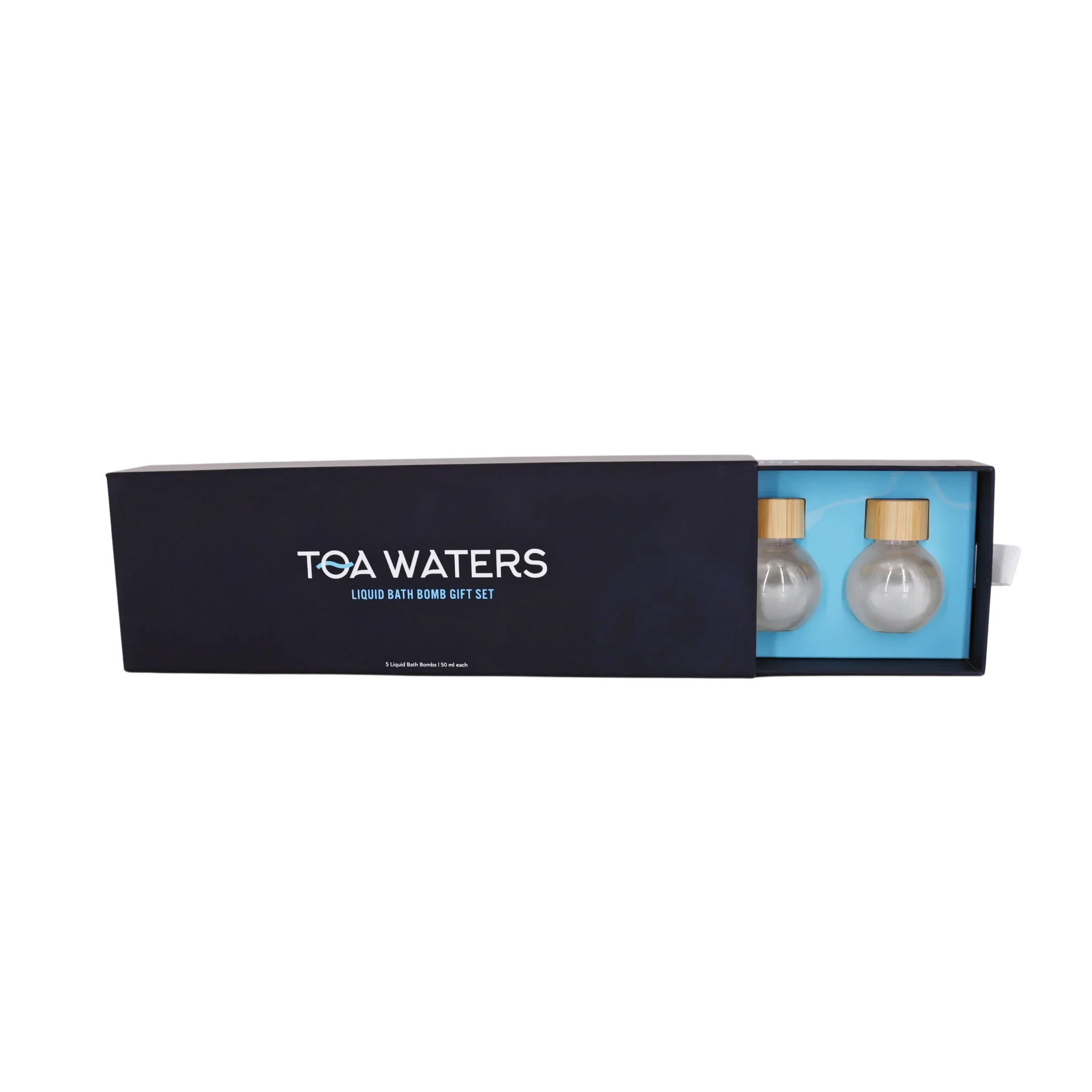 Liquid Bath Bomb Gift Set | 5 Handcrafted Organic Scents | TOA Waters