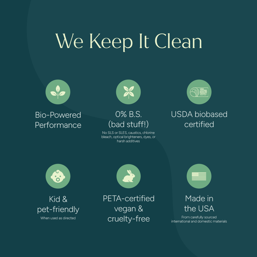 Puracy Natural Dish Soap | Plant-Based, Concentrated Formula — 5 Scents