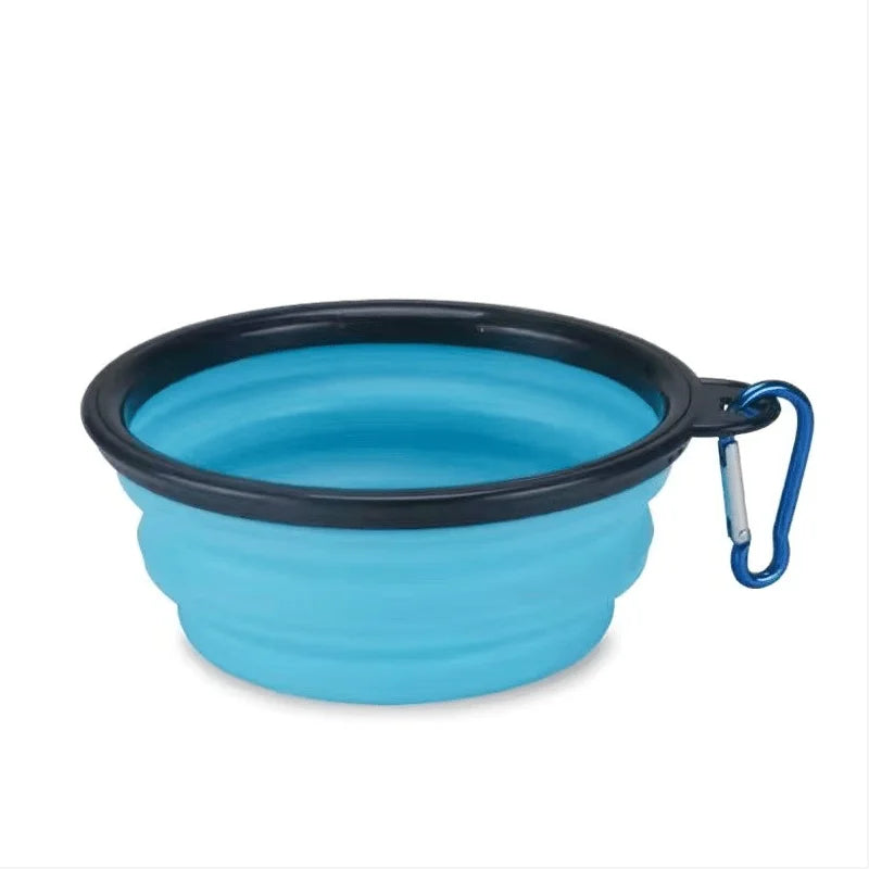 Portable Collapsible Pet Bowl – Silicone Travel Bowl for Cats & Dogs