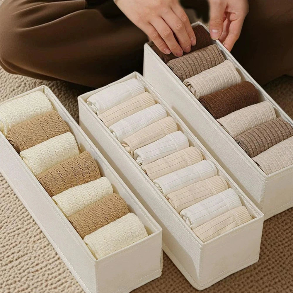 Fabric Drawer Organizer Box for Clothes – T-Shirts, Jeans, Underwear & Pants