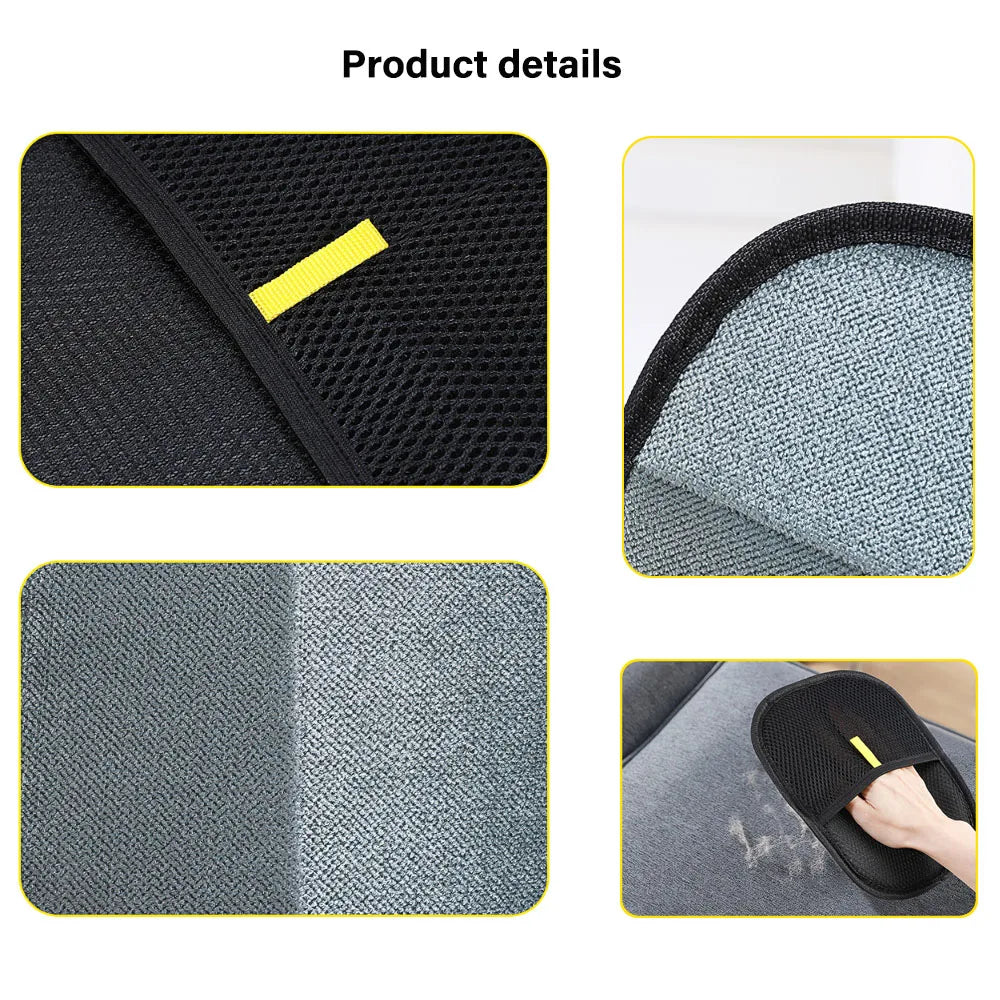 Pet Hair Removal Glove | Double-Sided Static Grooming Mitt