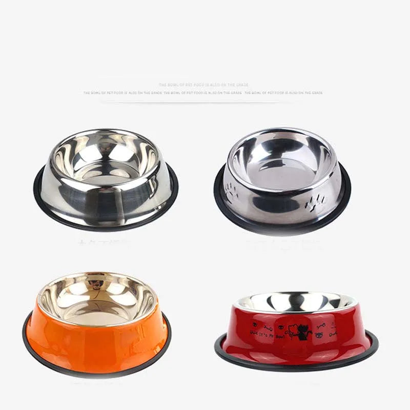 Non-Slip Stainless Steel Pet Bowl