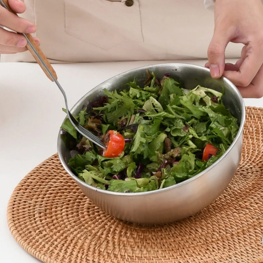 Stainless Steel Mixing Bowl with Measurement Scale