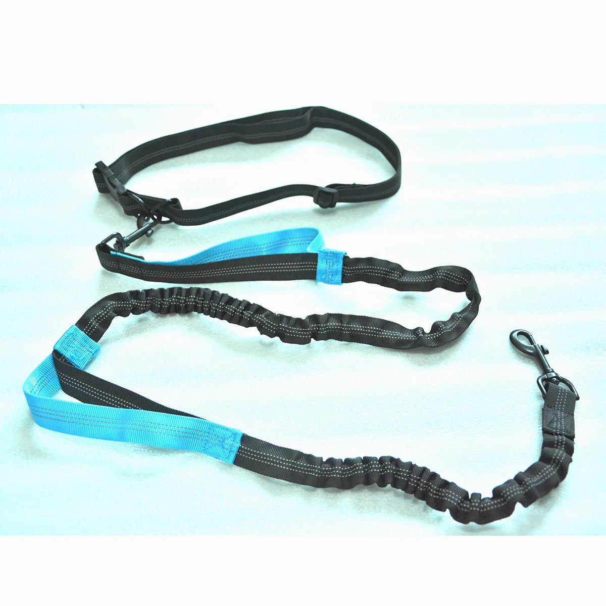 Reflective Hands-Free Running Dog Leash | Elastic Waist Leash