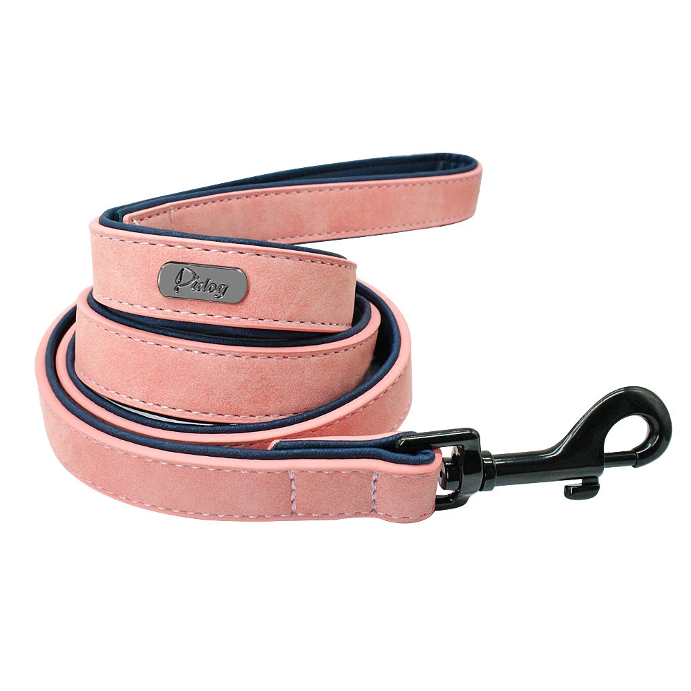 Padded Leather Dog Leash