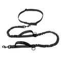 Reflective Hands-Free Running Dog Leash | Elastic Waist Leash