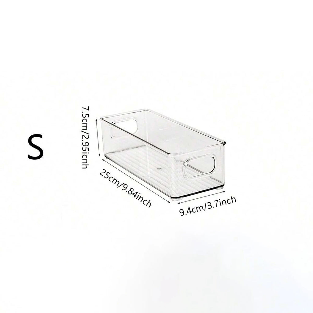 Stackable Fridge Organizer Bins with Handle | Refrigerator Food Storage Containers