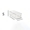 Stackable Fridge Organizer Bins with Handle | Refrigerator Food Storage Containers