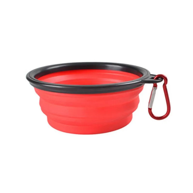 Portable Collapsible Pet Bowl – Silicone Travel Bowl for Cats & Dogs