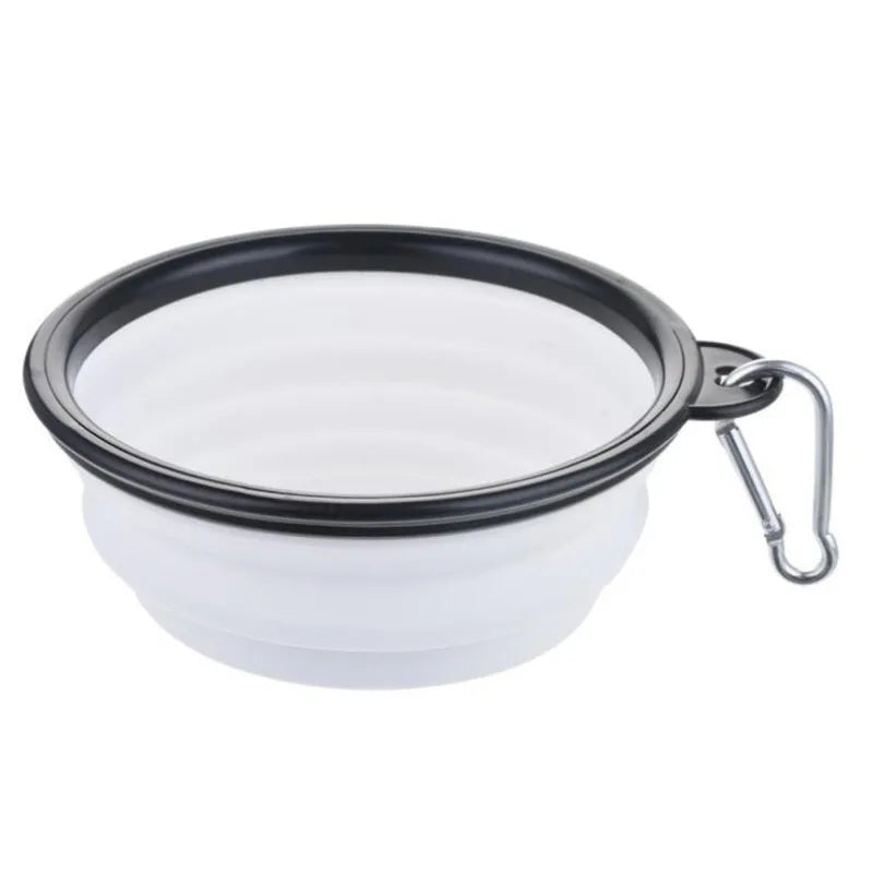 Portable Collapsible Pet Bowl – Silicone Travel Bowl for Cats & Dogs