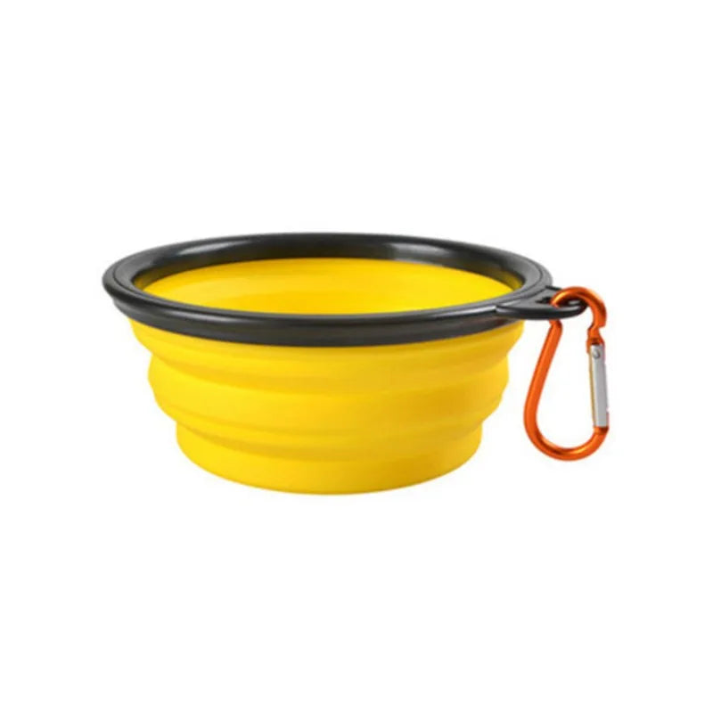 Portable Collapsible Pet Bowl – Silicone Travel Bowl for Cats & Dogs
