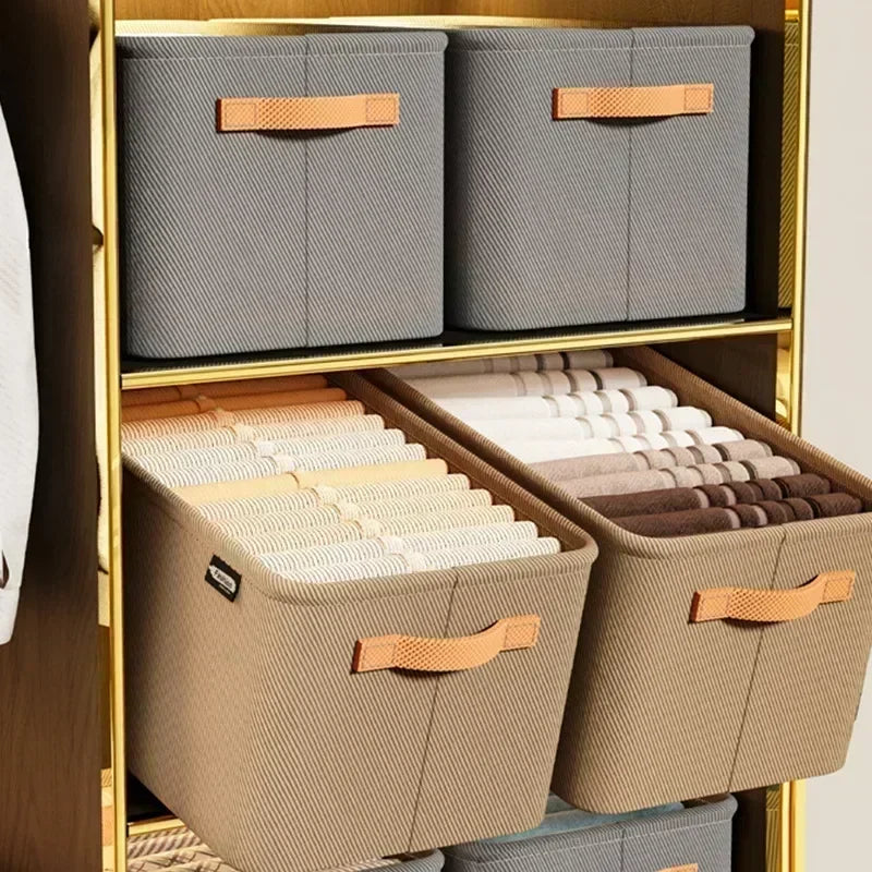Wardrobe Organizer Box with Dividers – Drawer Storage for Underwear, Socks & Bras