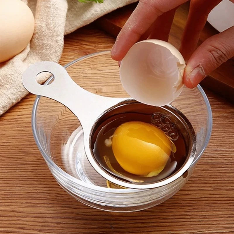 Stainless Steel Egg Separator – Precision Yolk & White Divider Tool