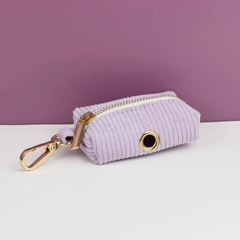 Light Purple Corduroy Dog Collar & Accessories Collection