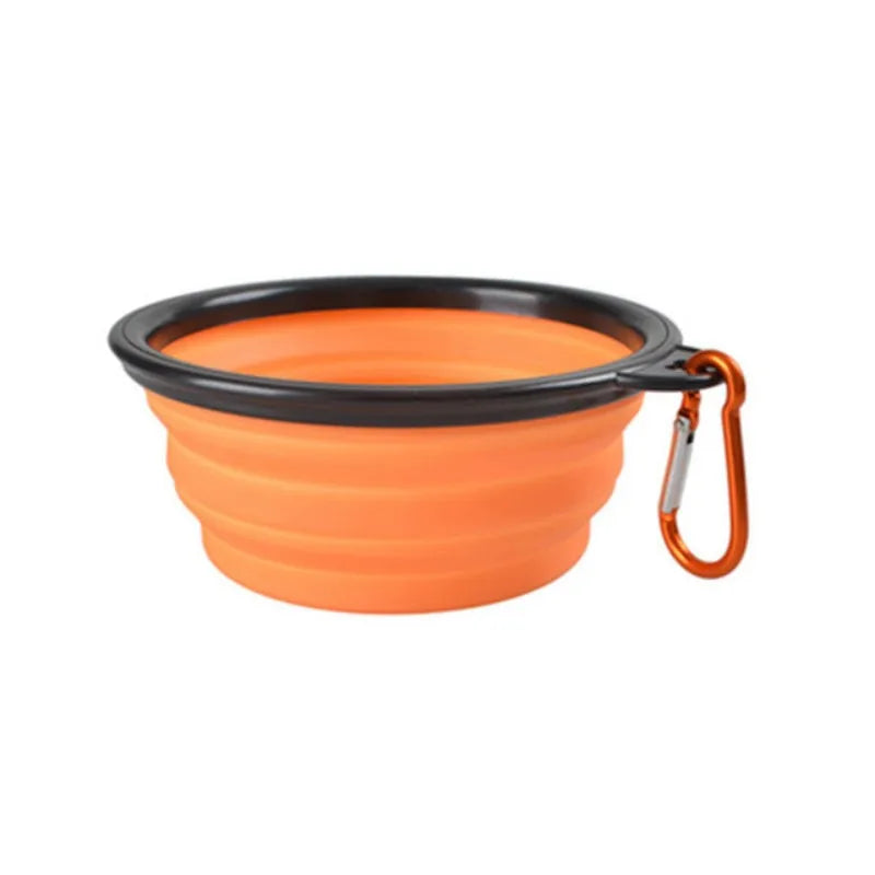 Portable Collapsible Pet Bowl – Silicone Travel Bowl for Cats & Dogs