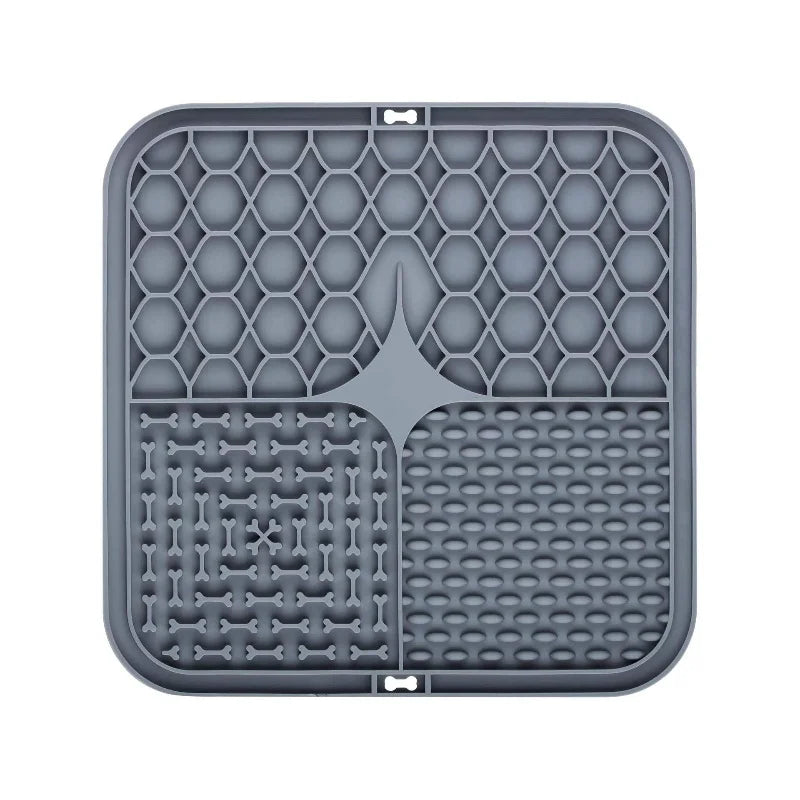 Dog Lick Mat – Silicone Slow Feeder for Feeding, Bath & Training