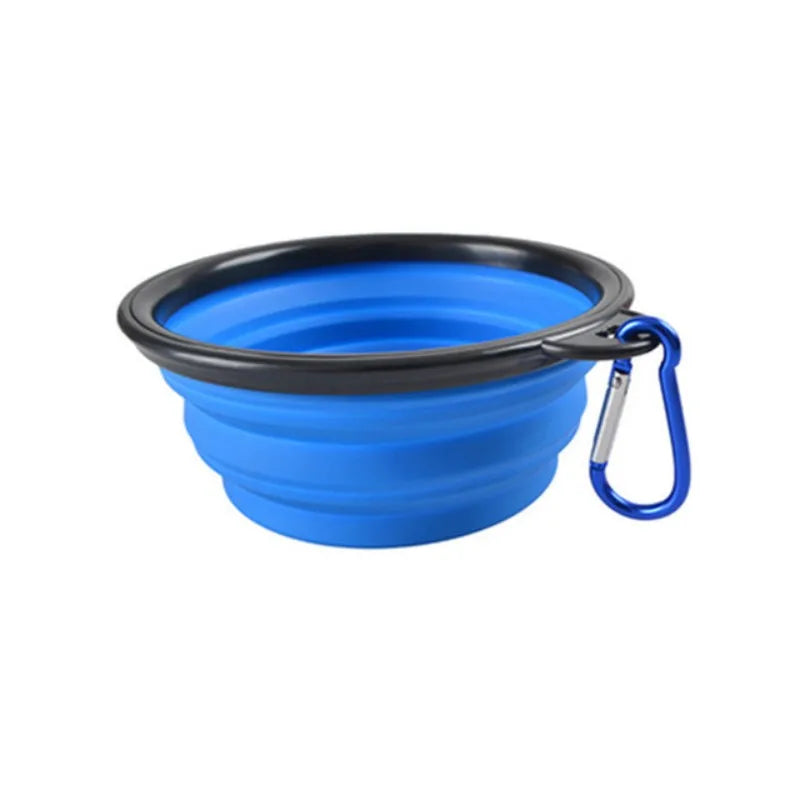 Portable Collapsible Pet Bowl – Silicone Travel Bowl for Cats & Dogs