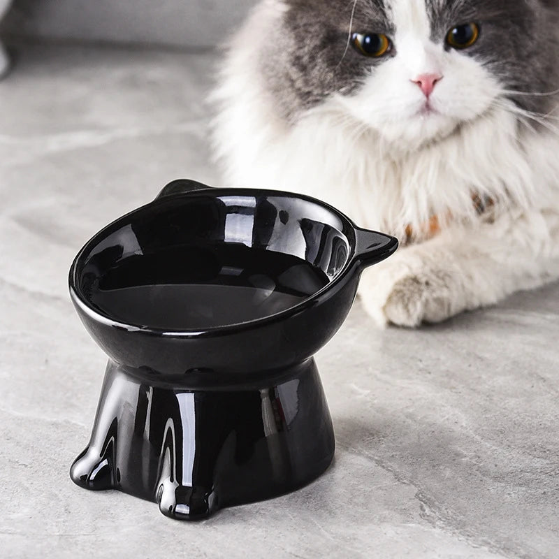 Classic Pet Bowl | Cats & Dogs | Black & White