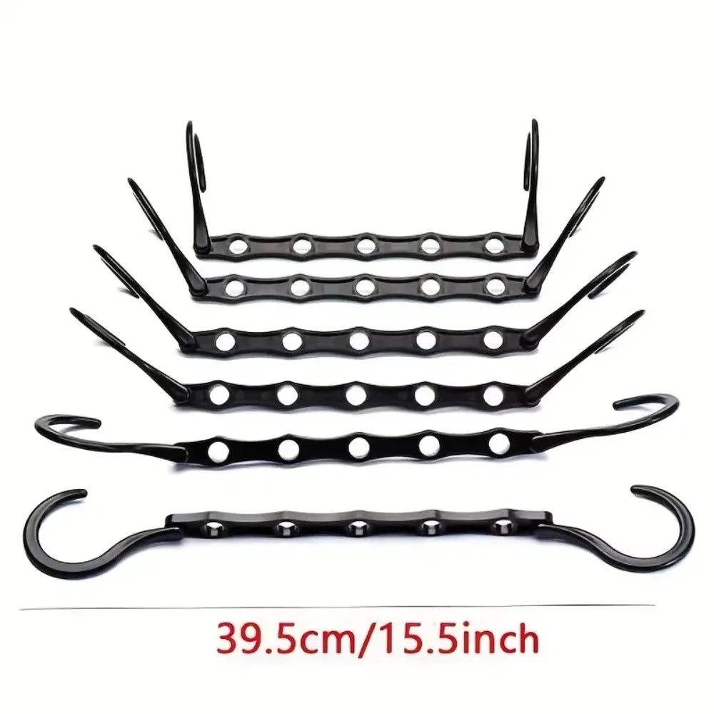 5-Hook Magic Closet Hanger – Space-Saving Rotary Wardrobe Organizer