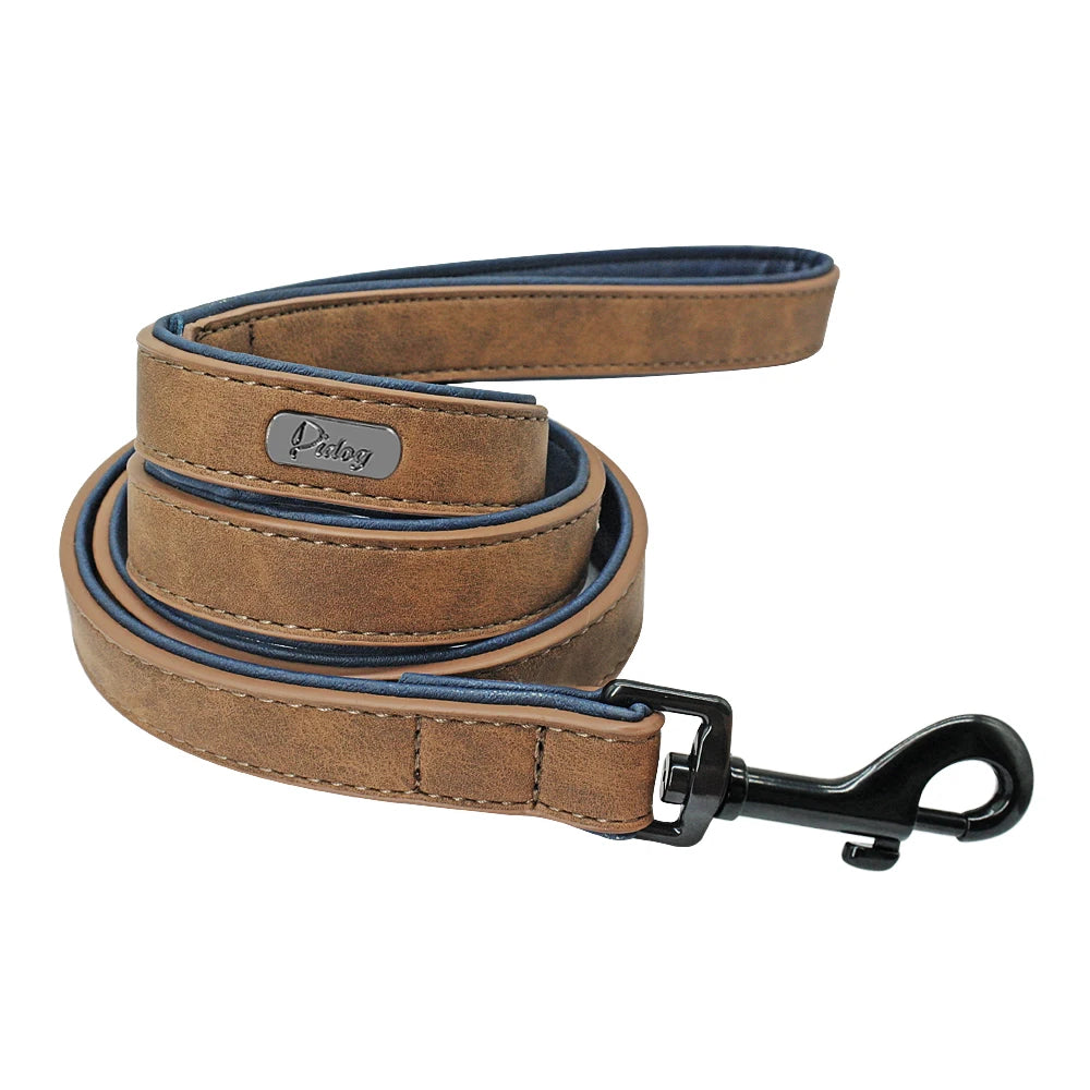 Padded Leather Dog Leash