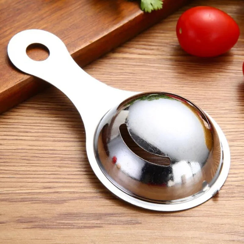 Stainless Steel Egg Separator – Precision Yolk & White Divider Tool