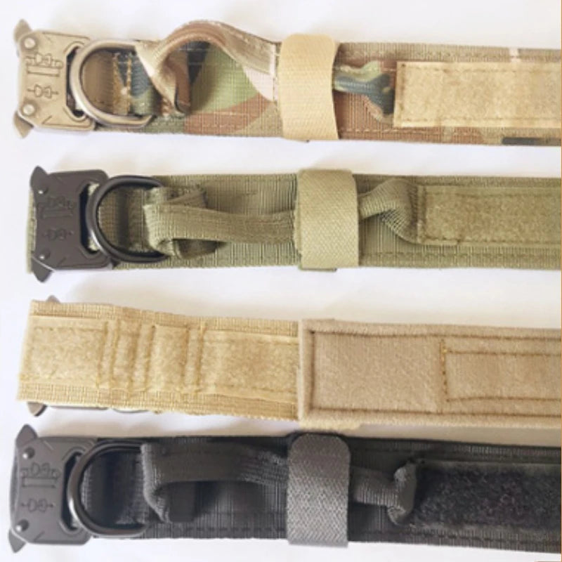 Tactical Dog Collar | Adjustable Nylon | Medium to XL Dogs