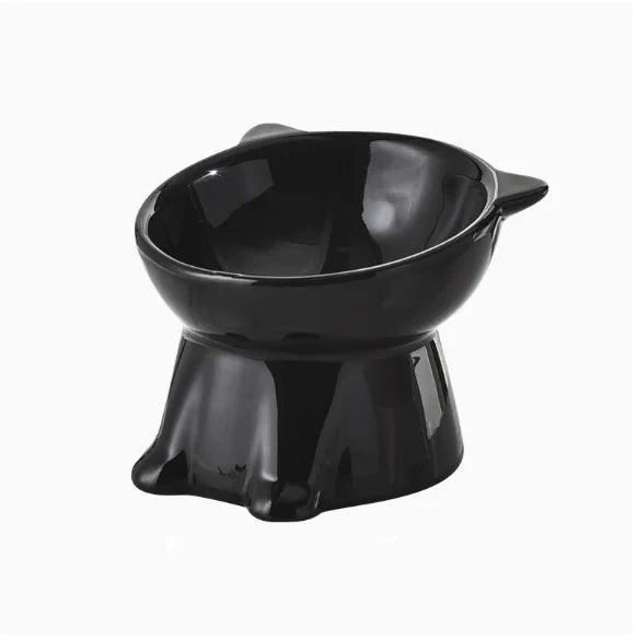 Classic Pet Bowl | Cats & Dogs | Black & White