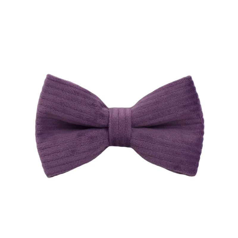 Royal Purple Corduroy Dog Collar & Accessories Collection
