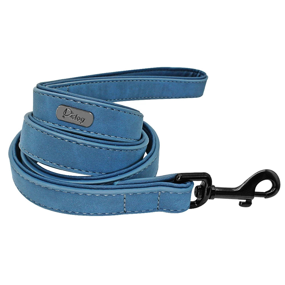 Padded Leather Dog Leash